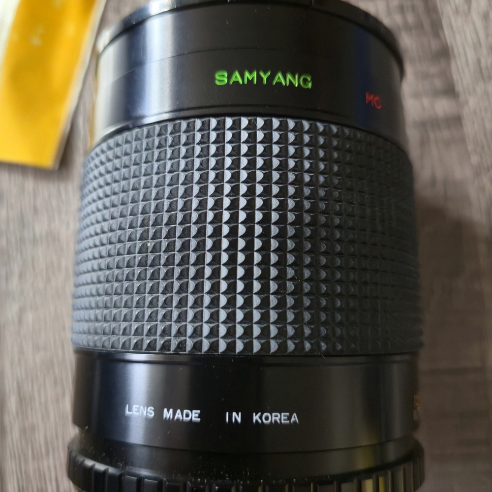 Samyang 500mm f8 Mirror Lens Aluminum Reflex T-Mount Telephoto Filters Case Vtg - Picture 7 of 14